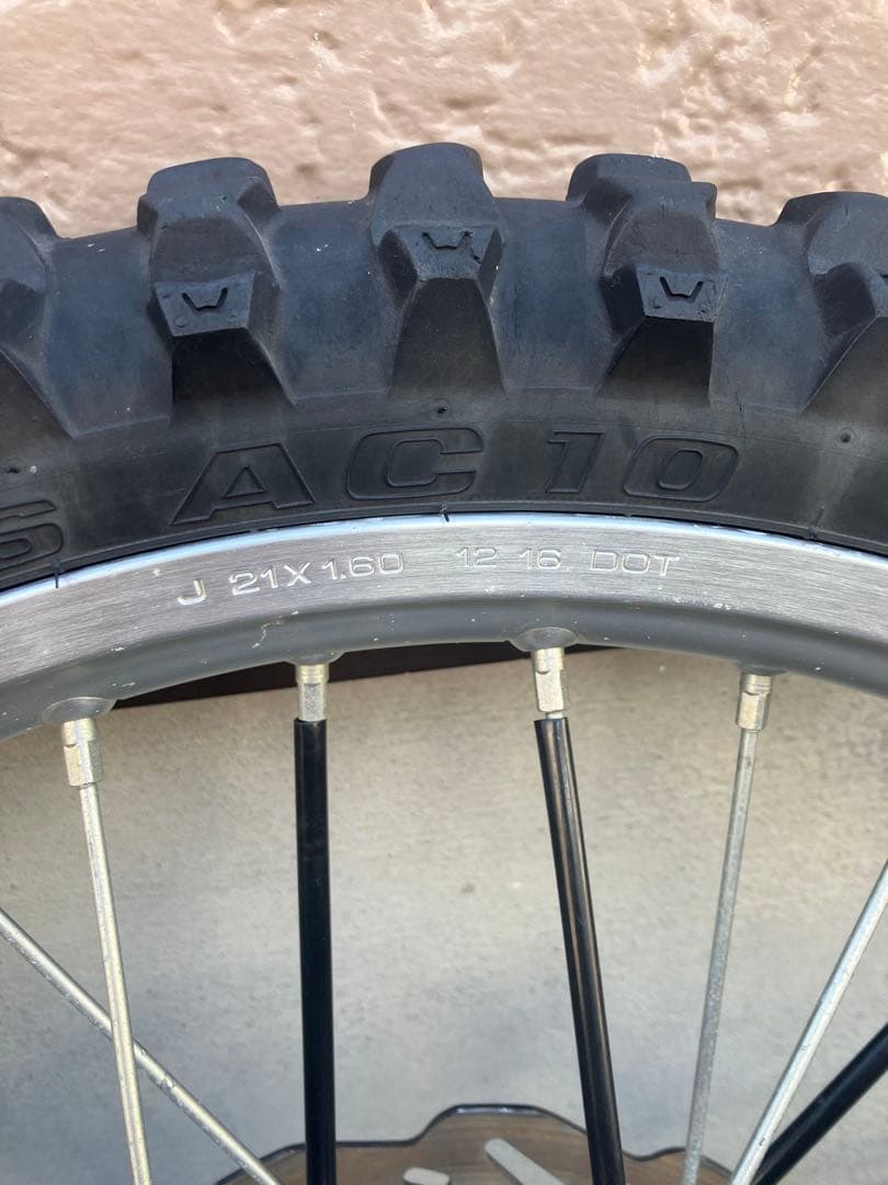 wr250rオフロード前後ホイールタイヤセット