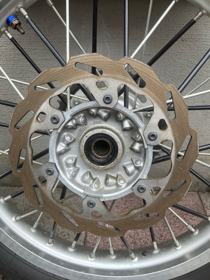 wr250rオフロード前後ホイールタイヤセット