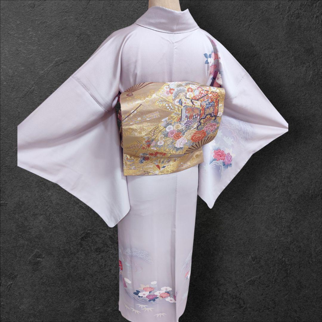 ❰6543❱ フルセット　付け下げ訪問着　袋帯　入学式　お宮参り　正絹　着物