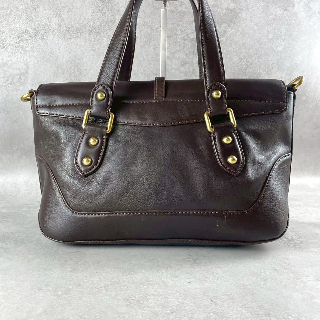 良品✨y2k マークジェイコブス 2way トート ショルダーバッグ レザー 茶