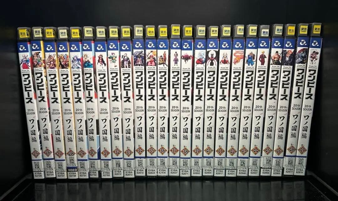 ▼否全巻▲ワンピース ワノ国編 1巻〜49巻 20th レンタルアップDVD