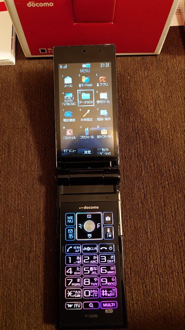 docomo FOMA F-02D ブラック 本体