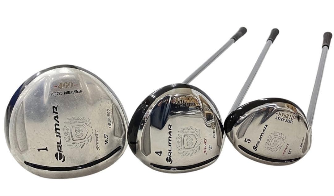 レフティ！美品　ORLIMAR ORM-900 男性左利きゴルフセットSR
