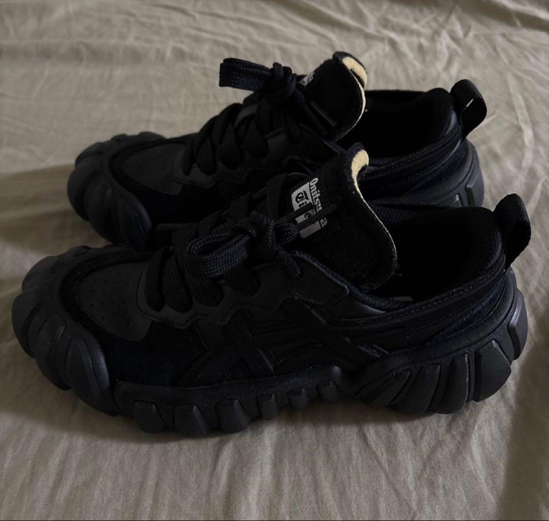 オニツカタイガー 24.5cm DENTIGRE LS デンティグレ ブラック