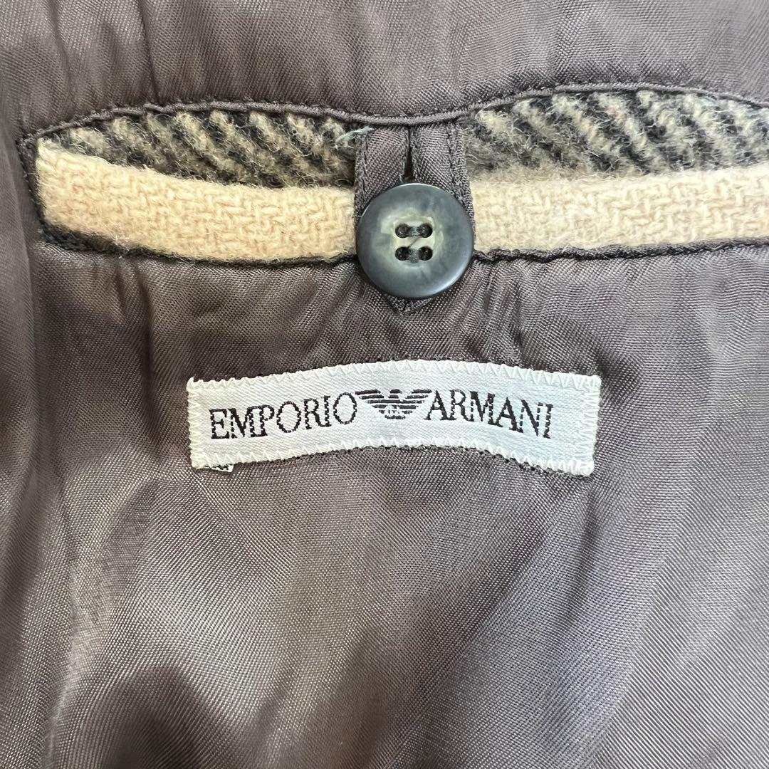 EMPORIO ARMANI 90s 大柄チェック テーラードジャケット