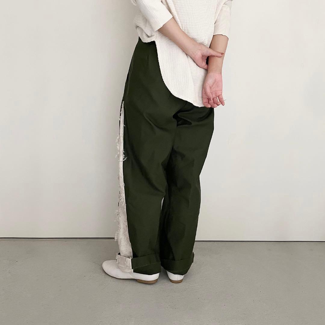 ヴィンテージミリタリー　リメイクパンツ　スウェーデン軍