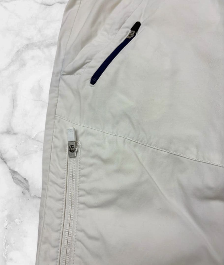 美品✨　PEARLY GATES ホワイト レインウェア パンツ　メンズ XL