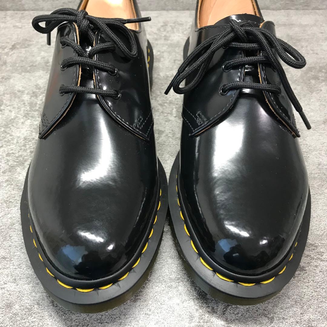 【未使用】Dr.Martens 3ホール パテント　10084 エナメルUK7