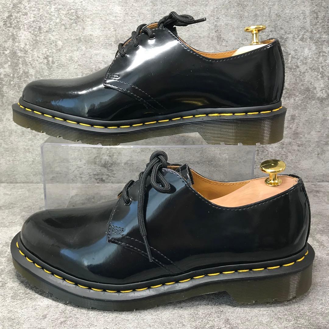 【未使用】Dr.Martens 3ホール パテント　10084 エナメルUK7