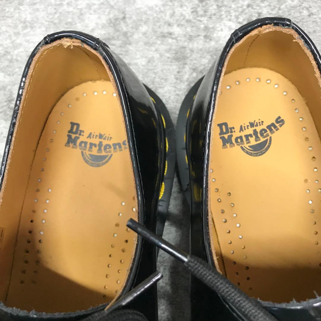 【未使用】Dr.Martens 3ホール パテント　10084 エナメルUK7