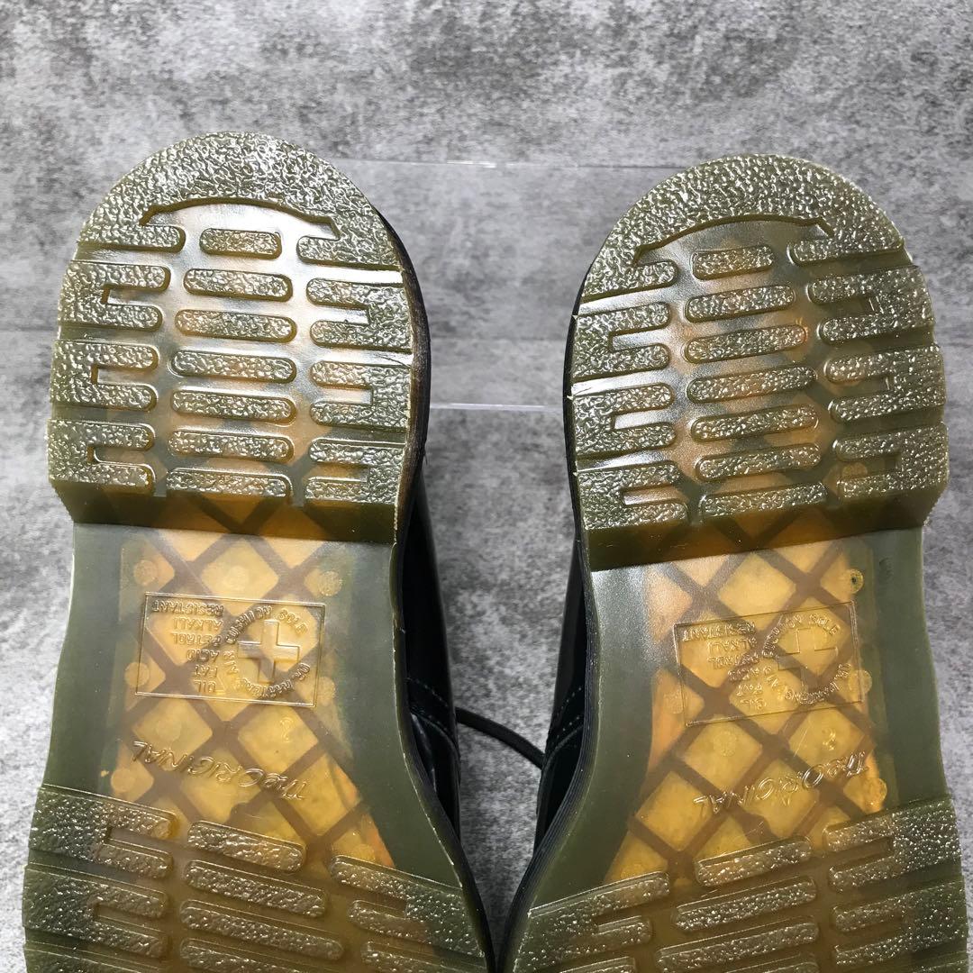【未使用】Dr.Martens 3ホール パテント　10084 エナメルUK7