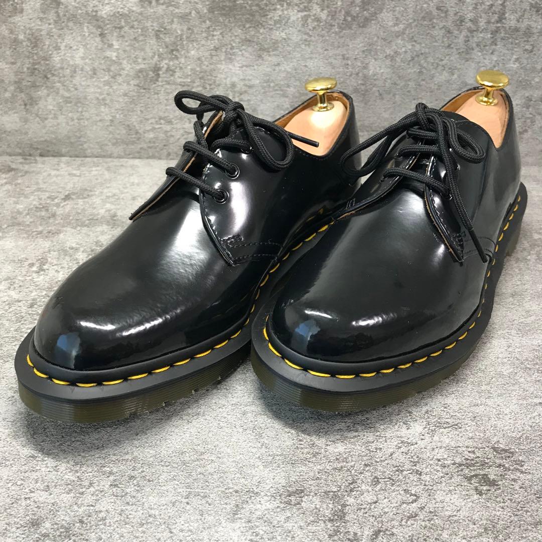 【未使用】Dr.Martens 3ホール パテント　10084 エナメルUK7