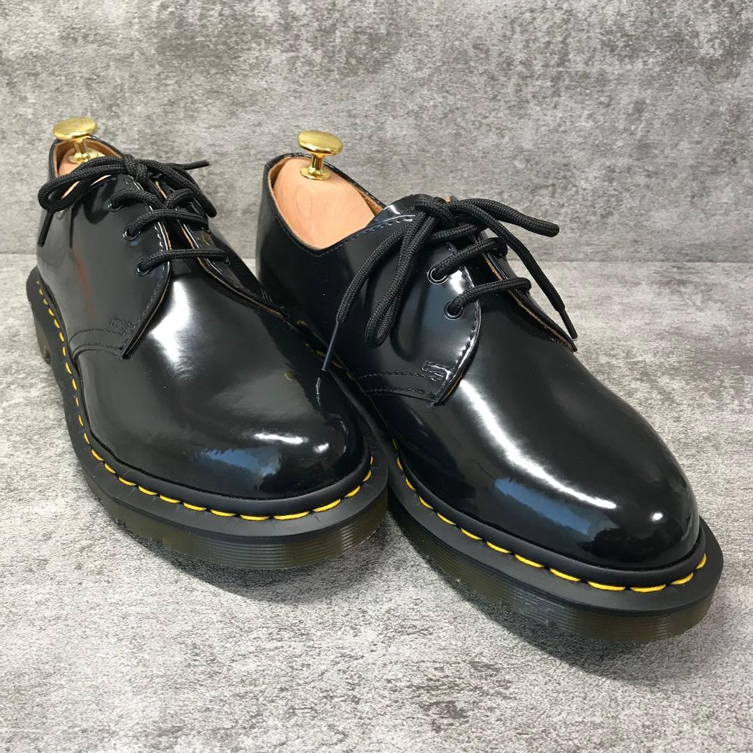 【未使用】Dr.Martens 3ホール パテント　10084 エナメルUK7
