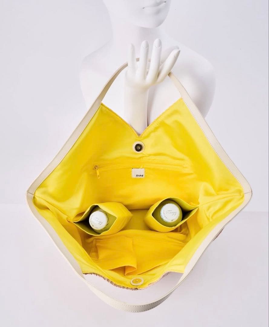 【お値下げ】JENNE/機能性イタリア素材サマーバッグ