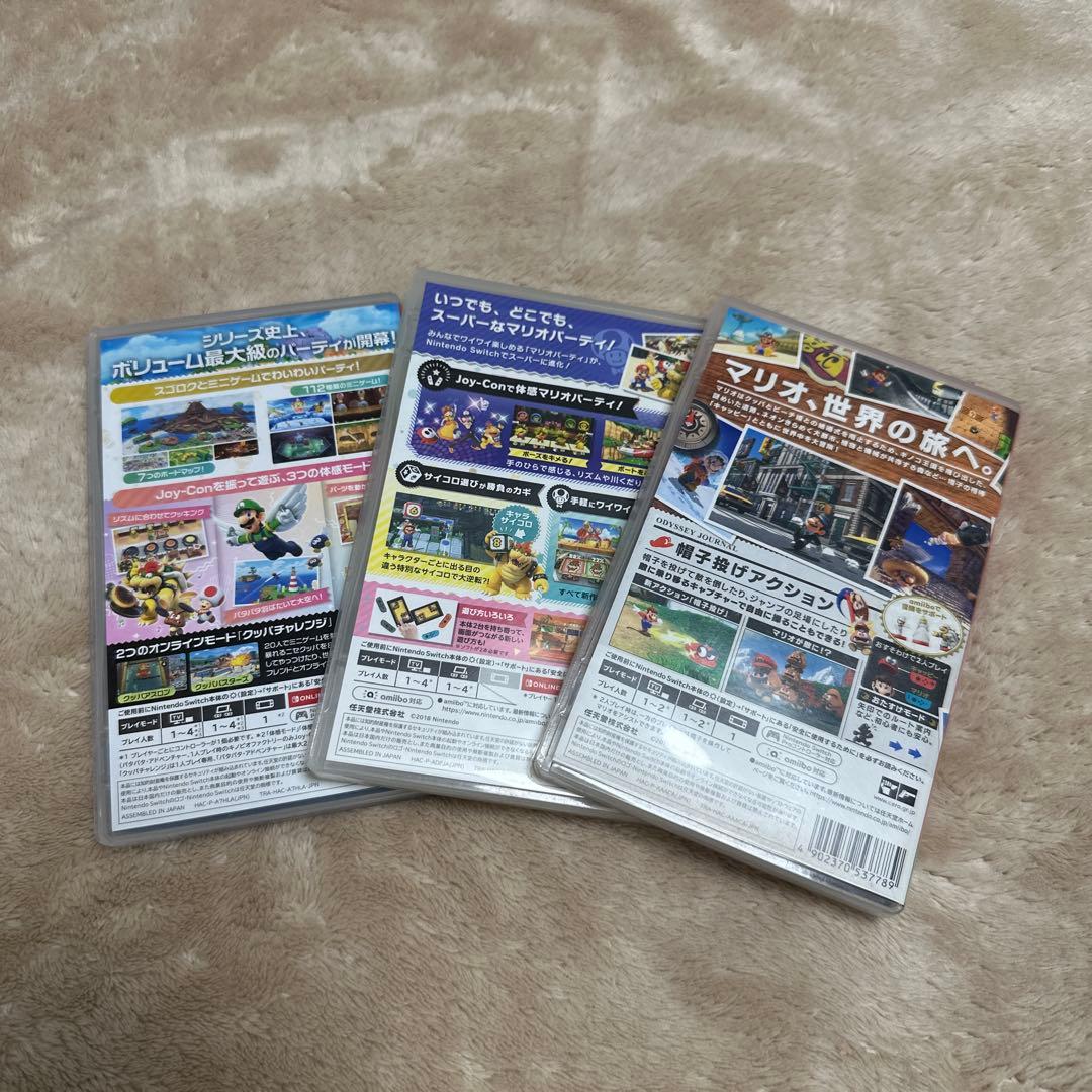 Nintendo Switch マリオゲーム3本セット