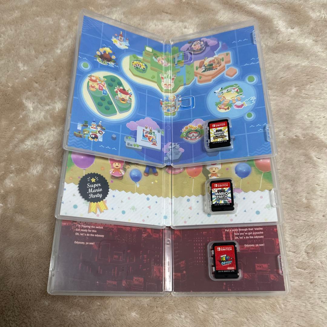 Nintendo Switch マリオゲーム3本セット