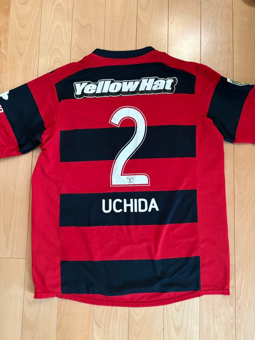 鹿島アントラーズ　内田篤人選手　2008年　ユニフォーム