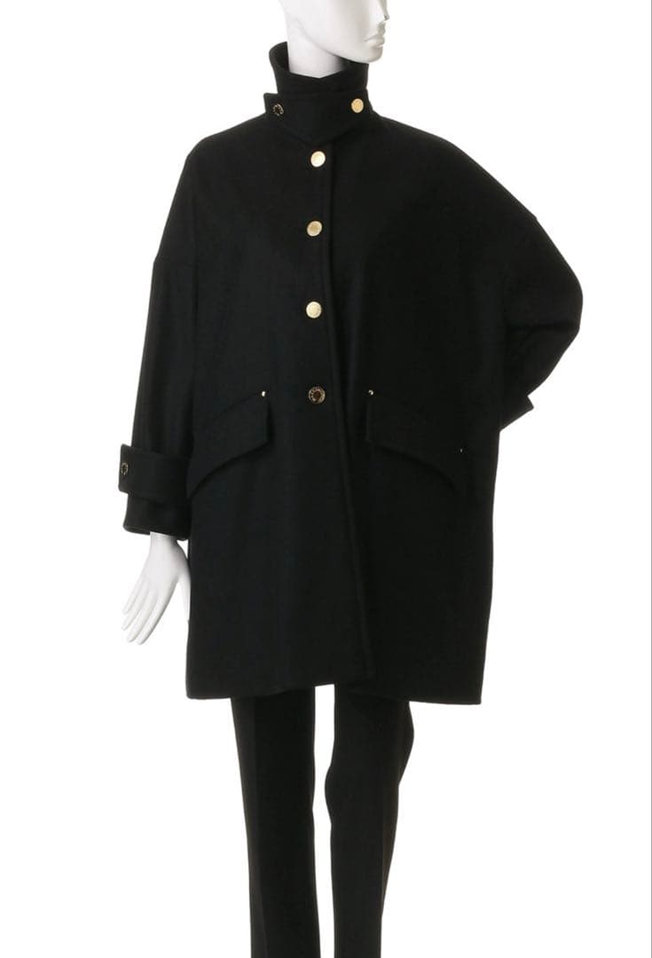 《サイズ6》マッキントッシュ　ハンビー　レオパード　ゴールドボタン