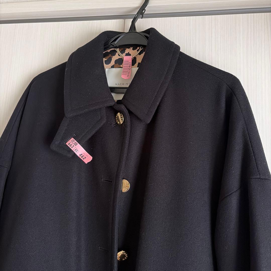 《サイズ6》マッキントッシュ　ハンビー　レオパード　ゴールドボタン