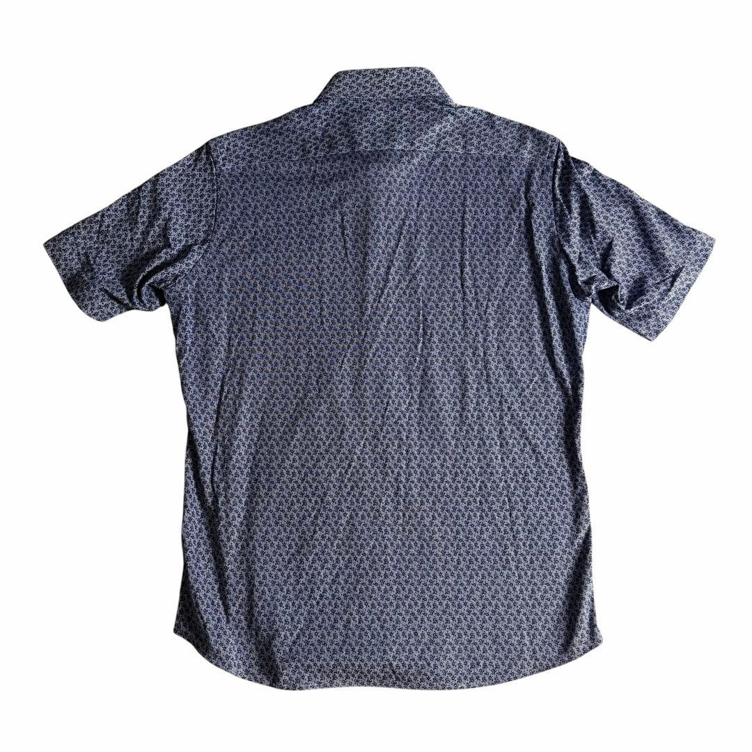 新品 adabat HITOYOSHI 半袖 ワイドスプレッドカラー シャツ