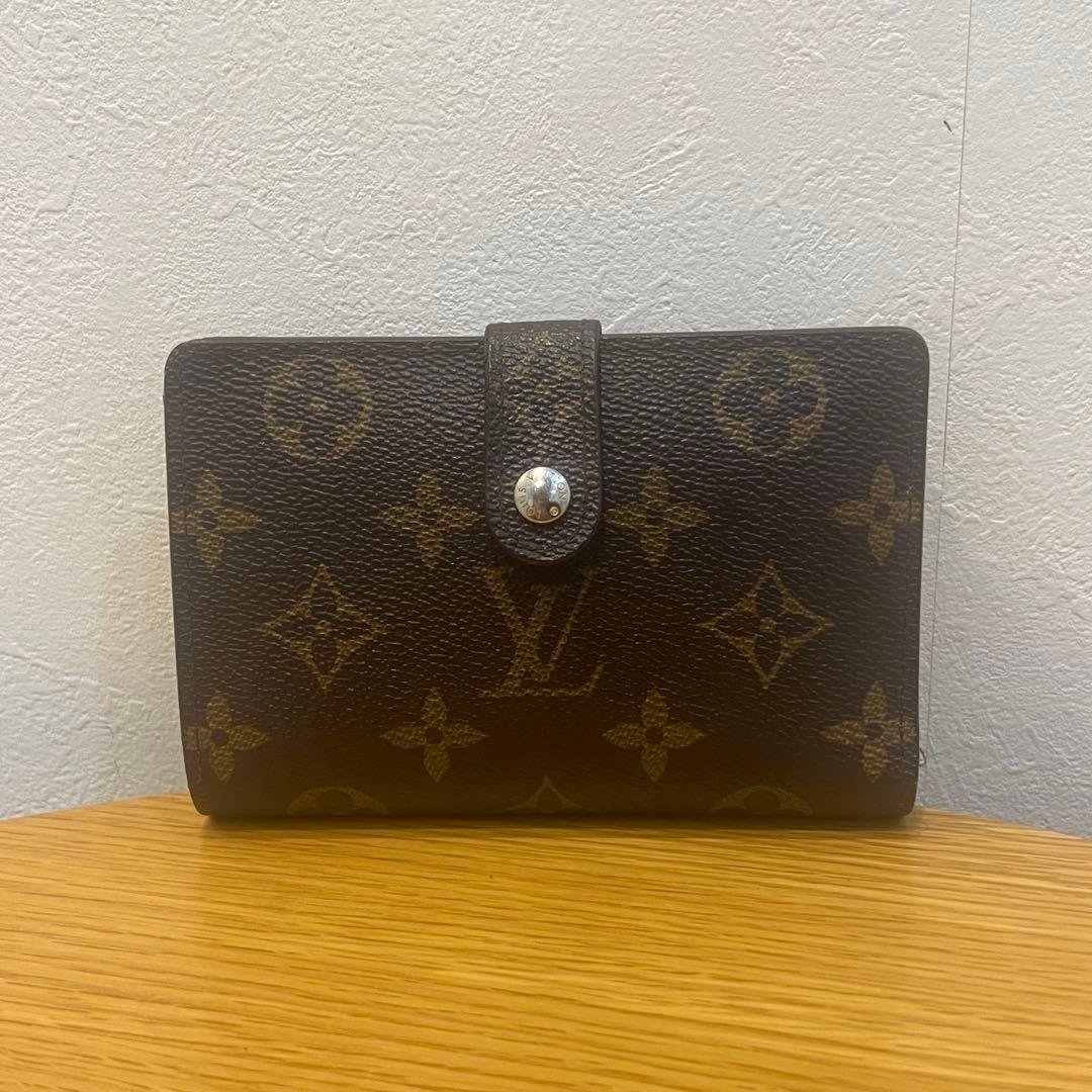 ◆Louis Vuitton ルイヴィトン 二つ折り財布 モノグラム ネーム入◆