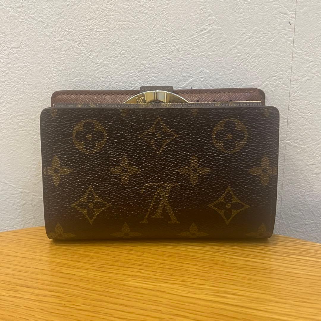 ◆Louis Vuitton ルイヴィトン 二つ折り財布 モノグラム ネーム入◆
