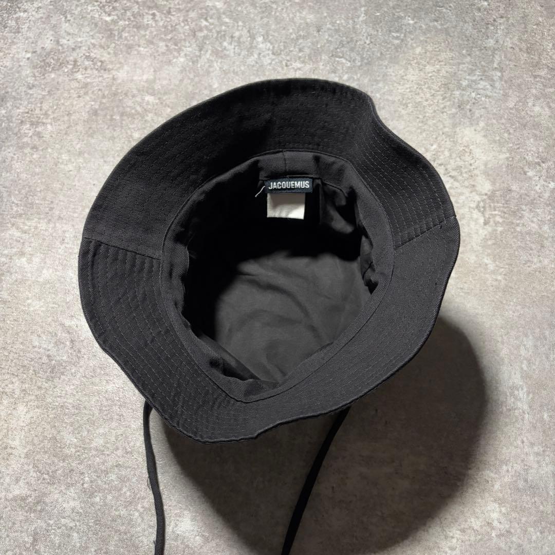 極美品 JACQUEMUS ジャックムス サファリハット ブラック フェス