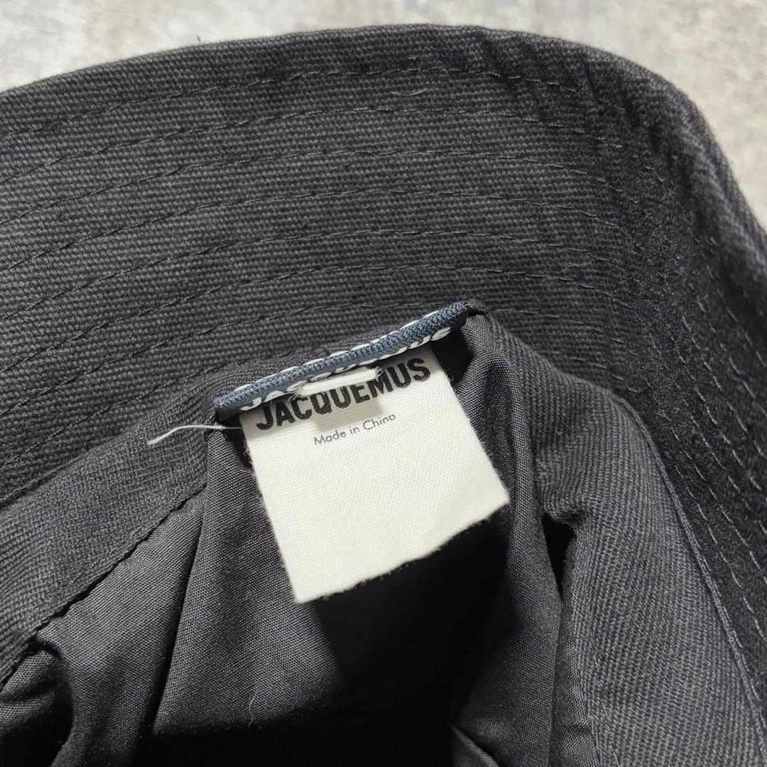 極美品 JACQUEMUS ジャックムス サファリハット ブラック フェス