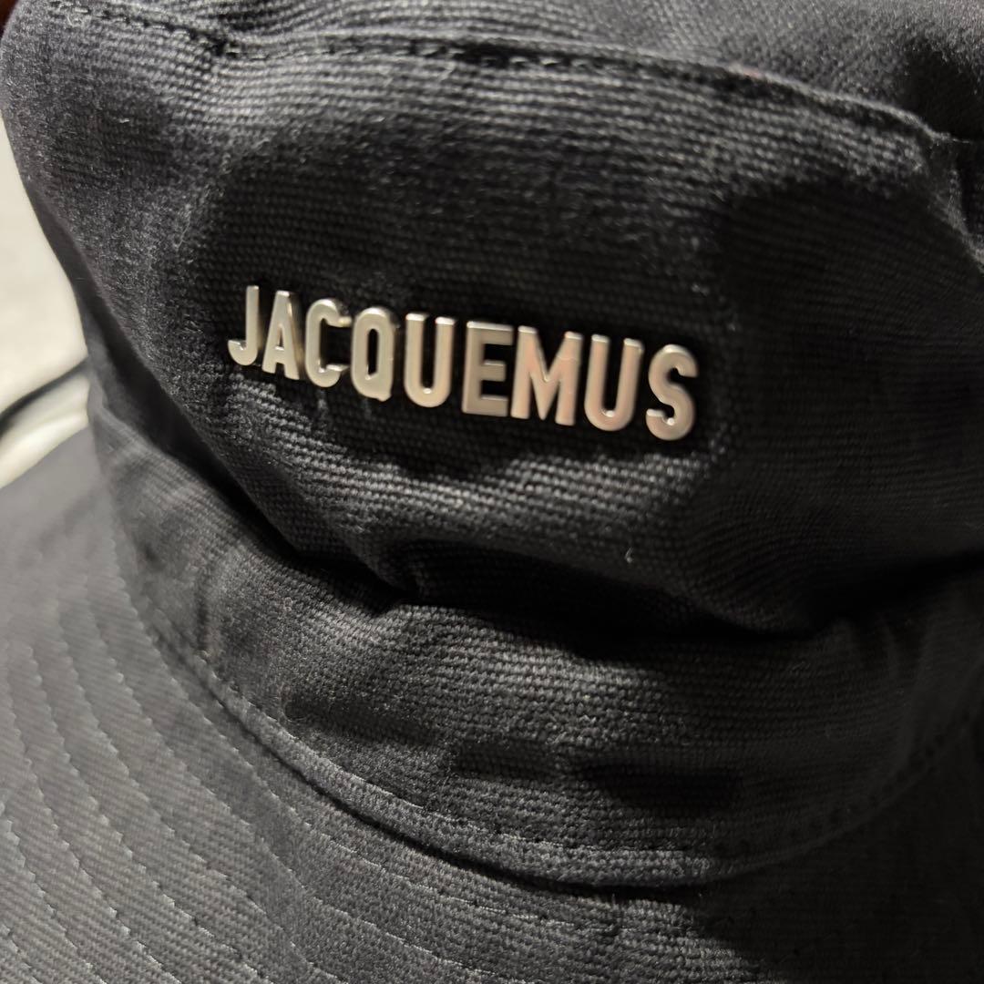 極美品 JACQUEMUS ジャックムス サファリハット ブラック フェス