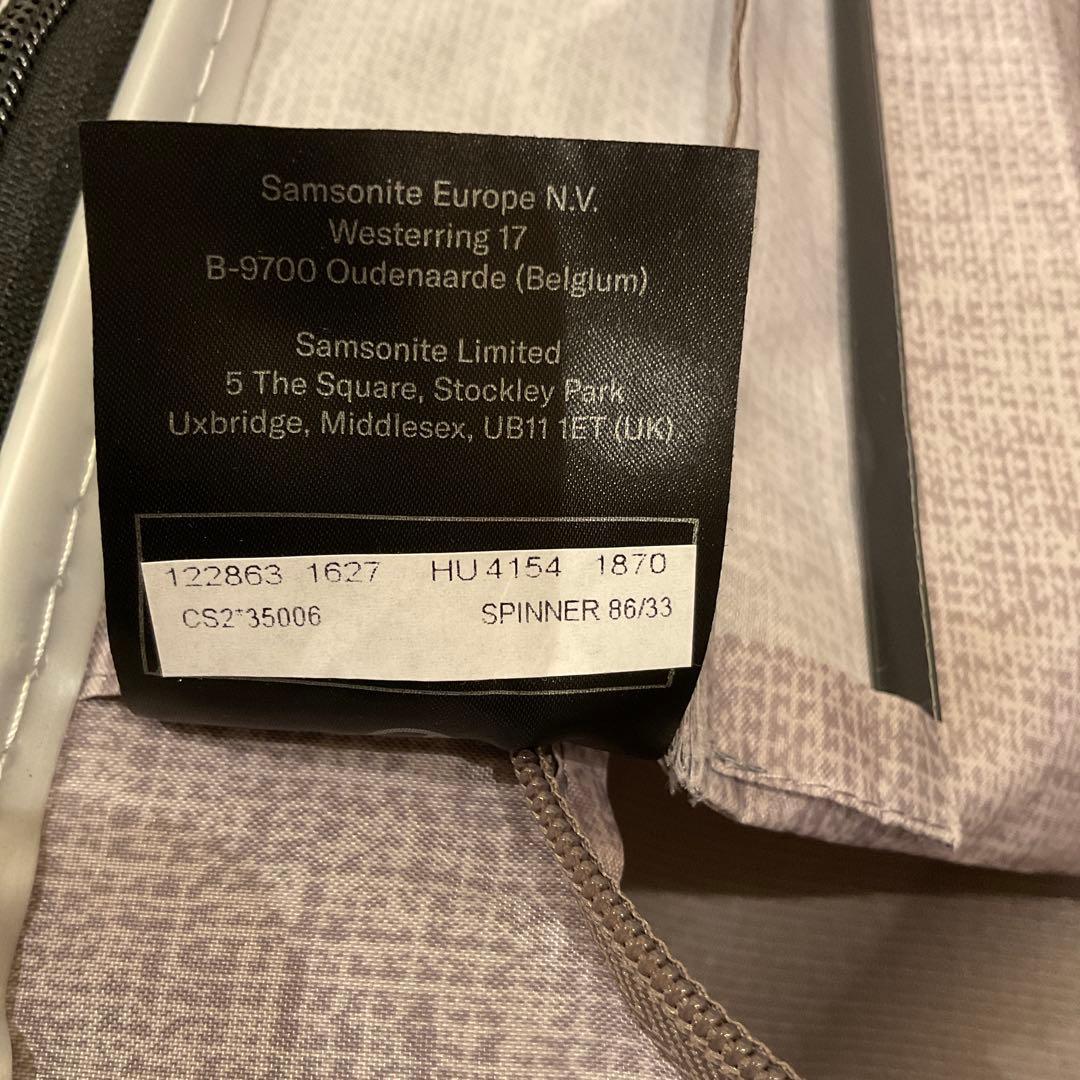 容量144L サムソナイト コスモライト 86 TSAロック スピナー 軽量