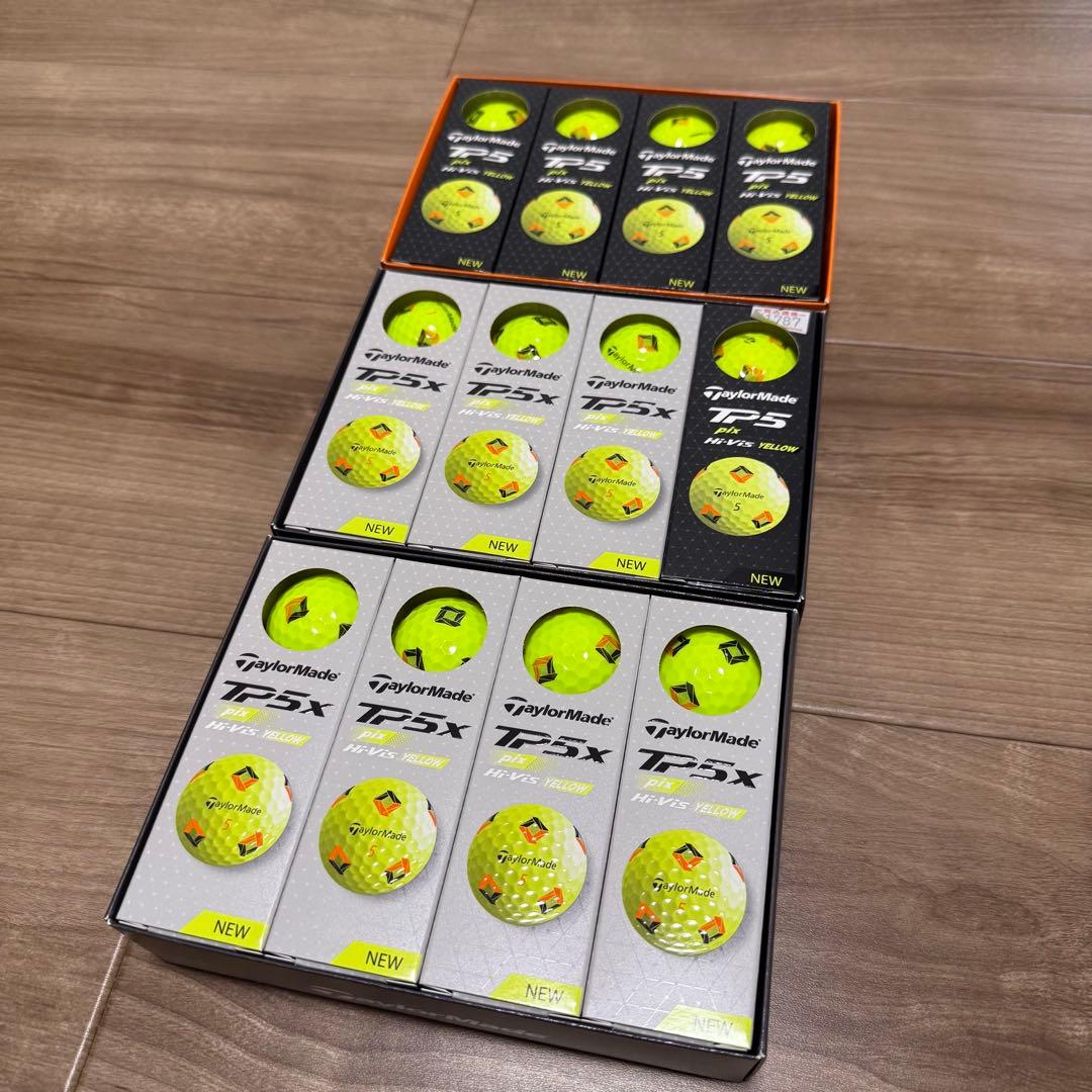 新品　テーラーメイド TP5 pix TP5X pixセット販売 イエロー