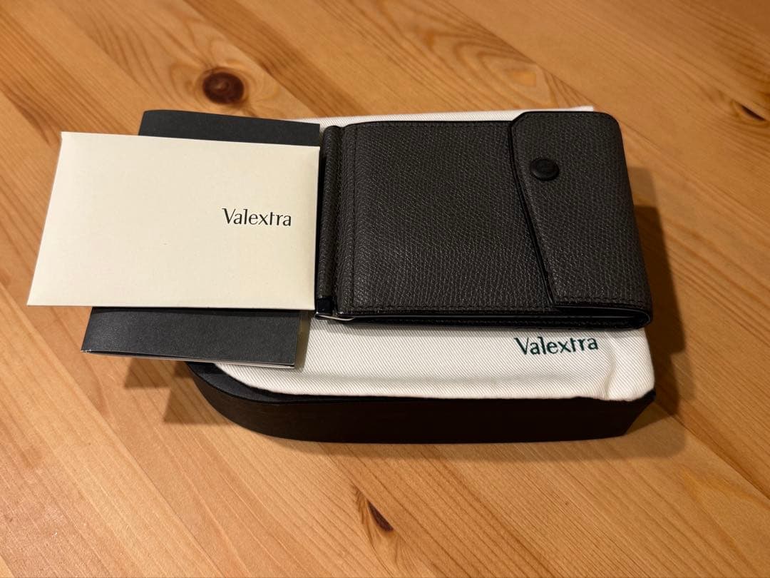 Valextra マネークリップ　ダークグレー
