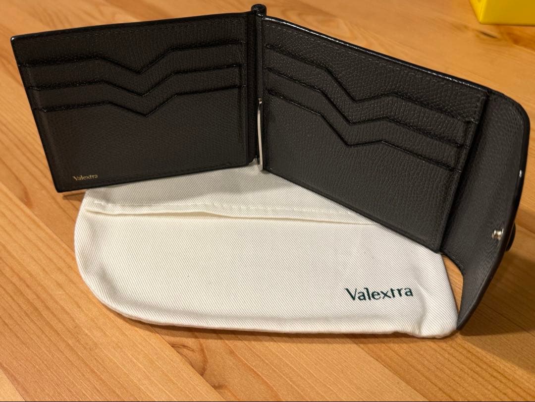 Valextra マネークリップ　ダークグレー