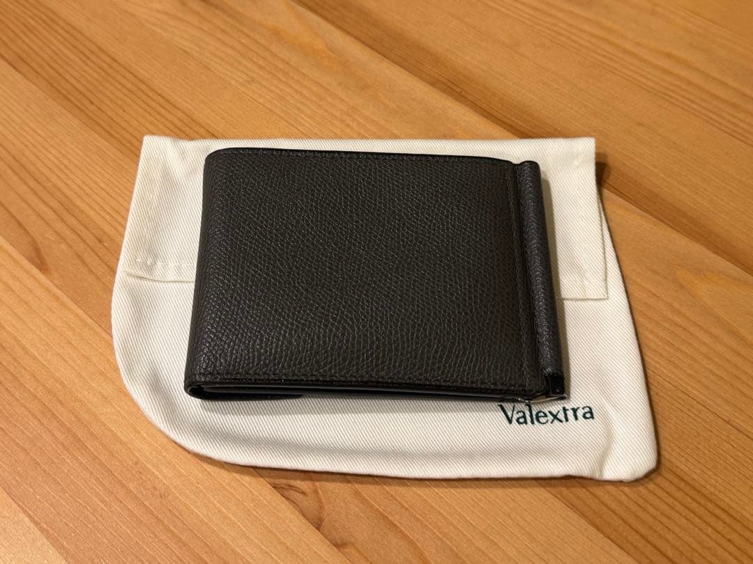 Valextra マネークリップ　ダークグレー