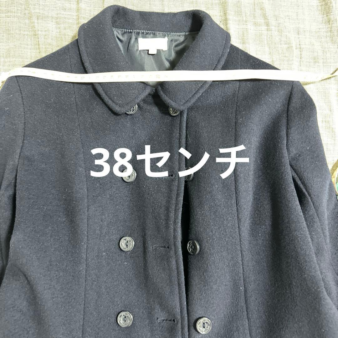 超美品　慶應中等部合格　お受験コート　濃紺　験担ぎ　フォーマル　合格グッズ　通塾