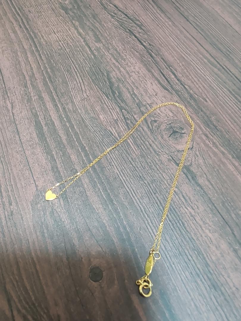 AHKAH ハートネックレス K18 イエローゴールド VC0102010100