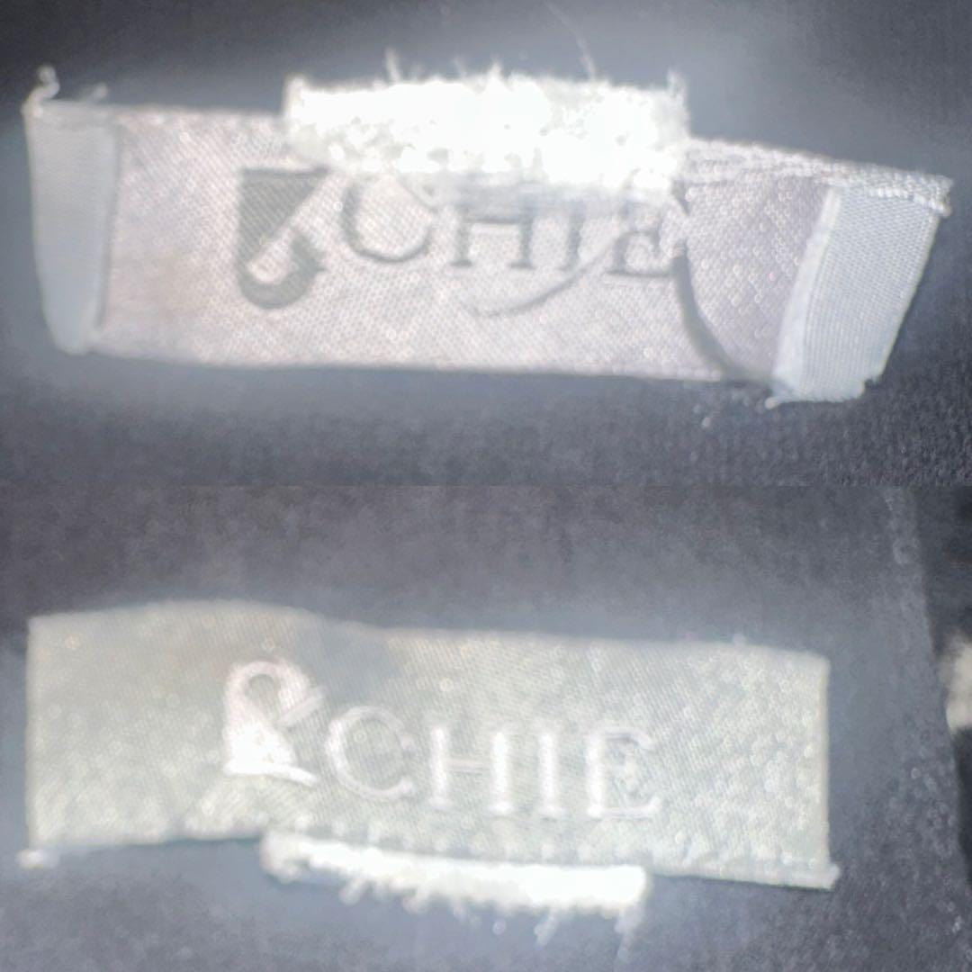 美品✨　ロイヤルチエ　マフラー　ストール　花柄　総柄　バイカラー　黒　ブラック