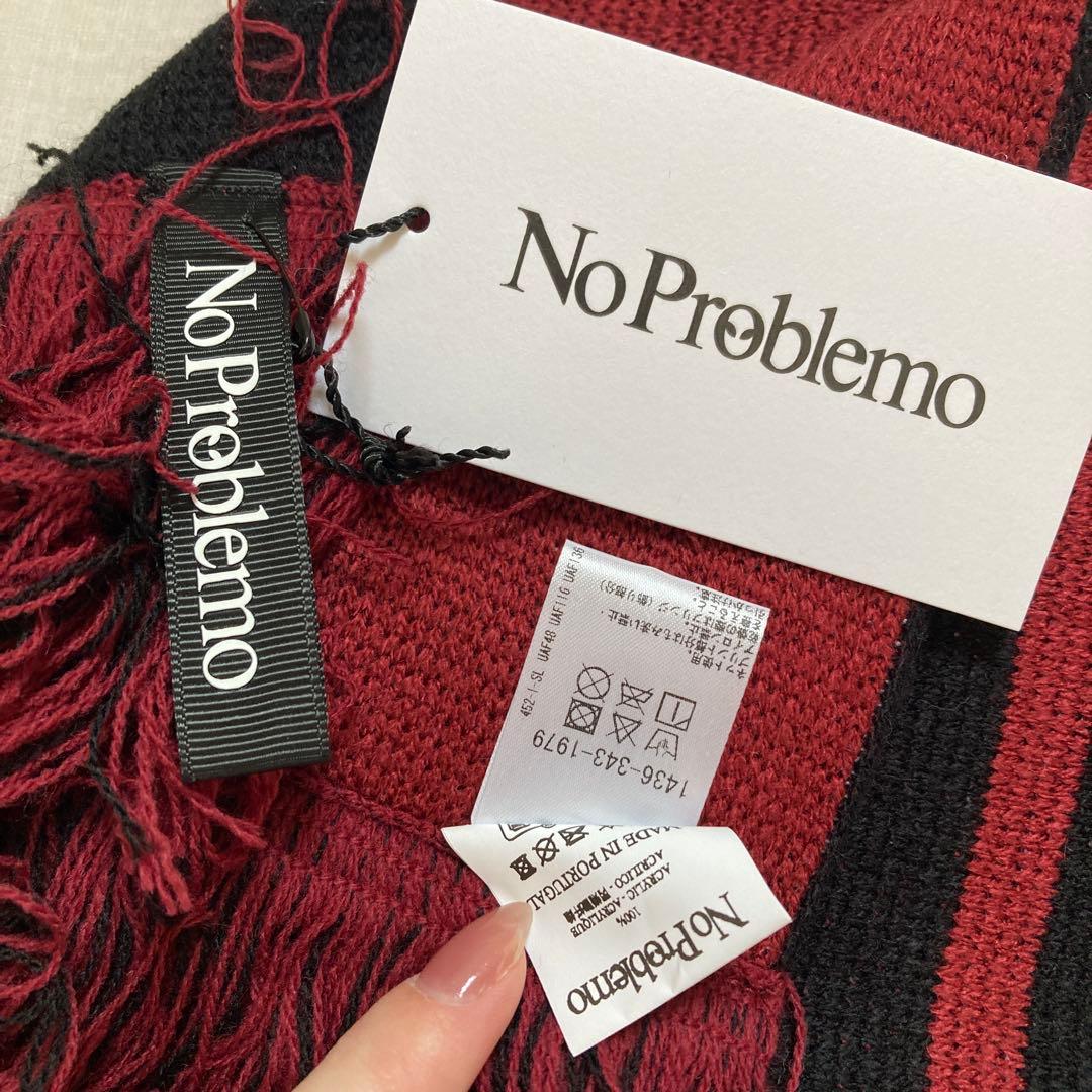 【新品・未使用】 Aries No Problemo scarf 赤色マフラー