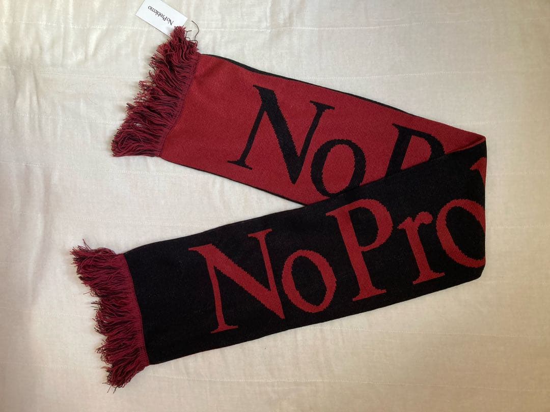 【新品・未使用】 Aries No Problemo scarf 赤色マフラー