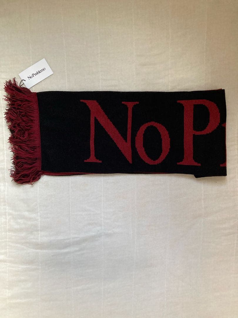 【新品・未使用】 Aries No Problemo scarf 赤色マフラー