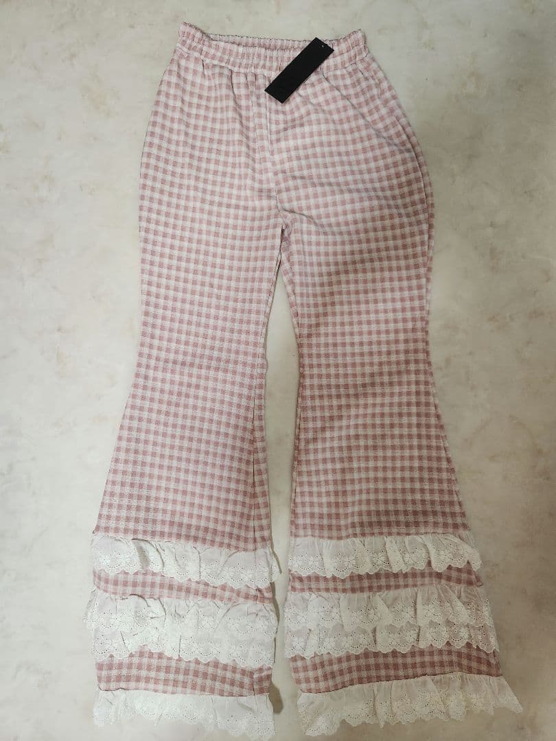 Candy Stripper チェック パンツ