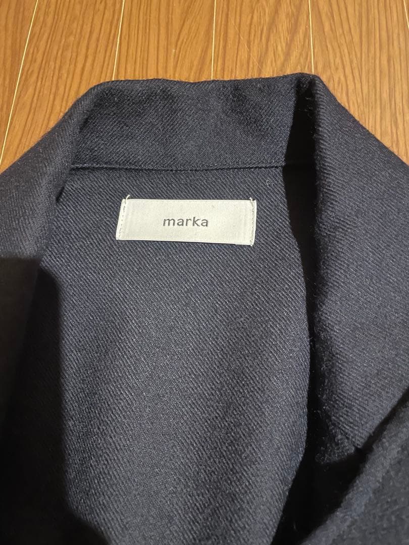 marka wool soft serge セットアップ size2 navy