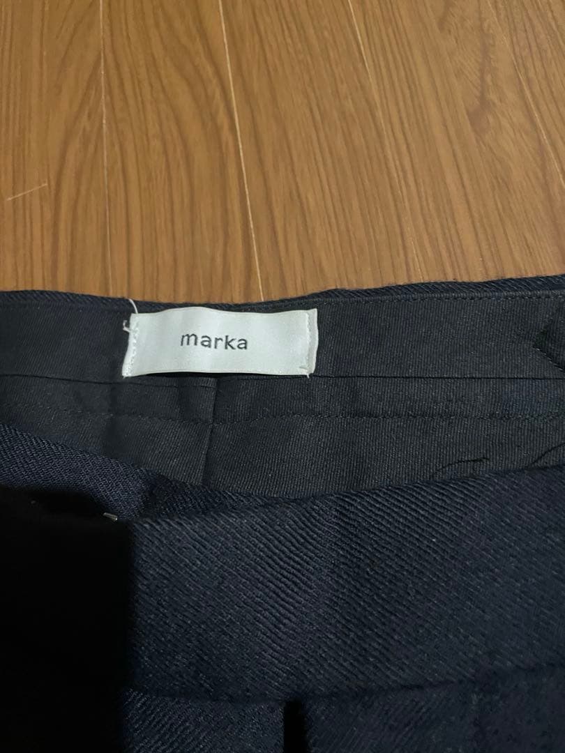 marka wool soft serge セットアップ size2 navy