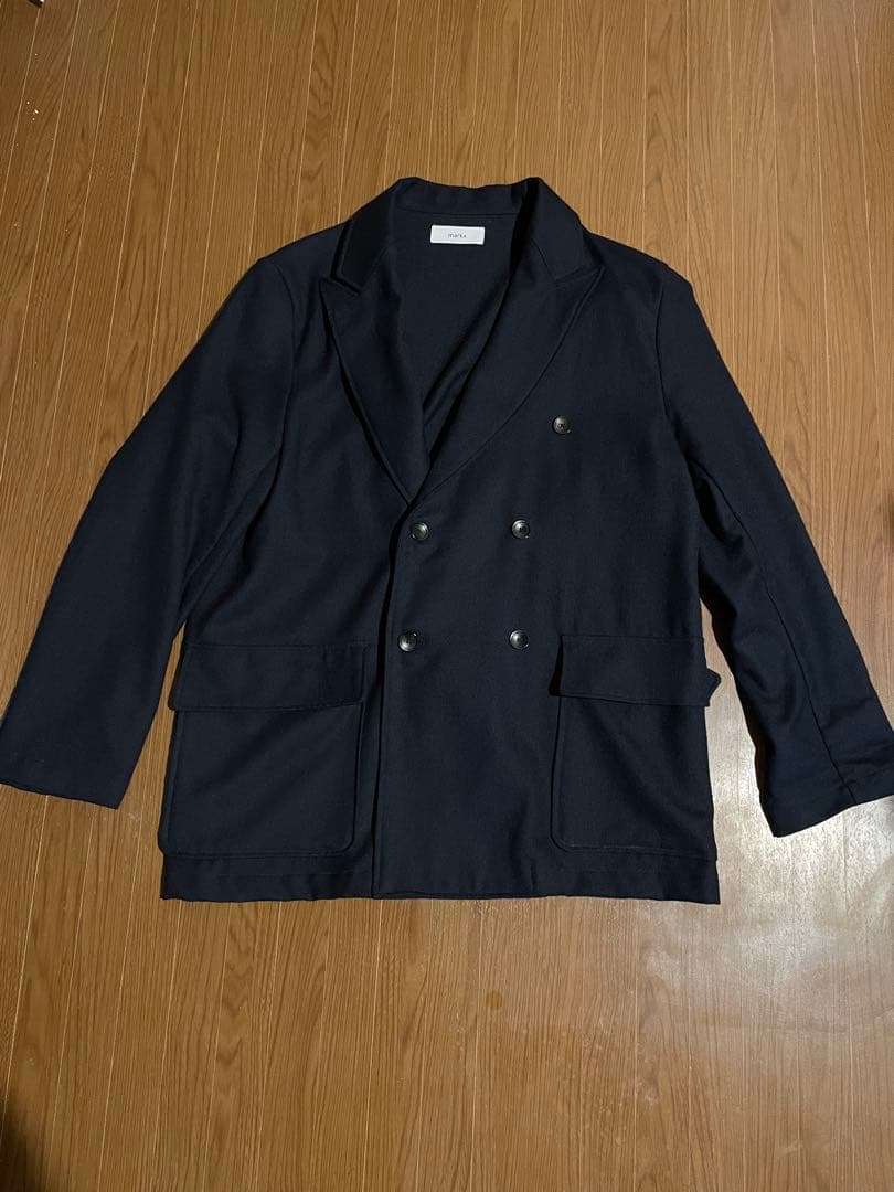marka wool soft serge セットアップ size2 navy