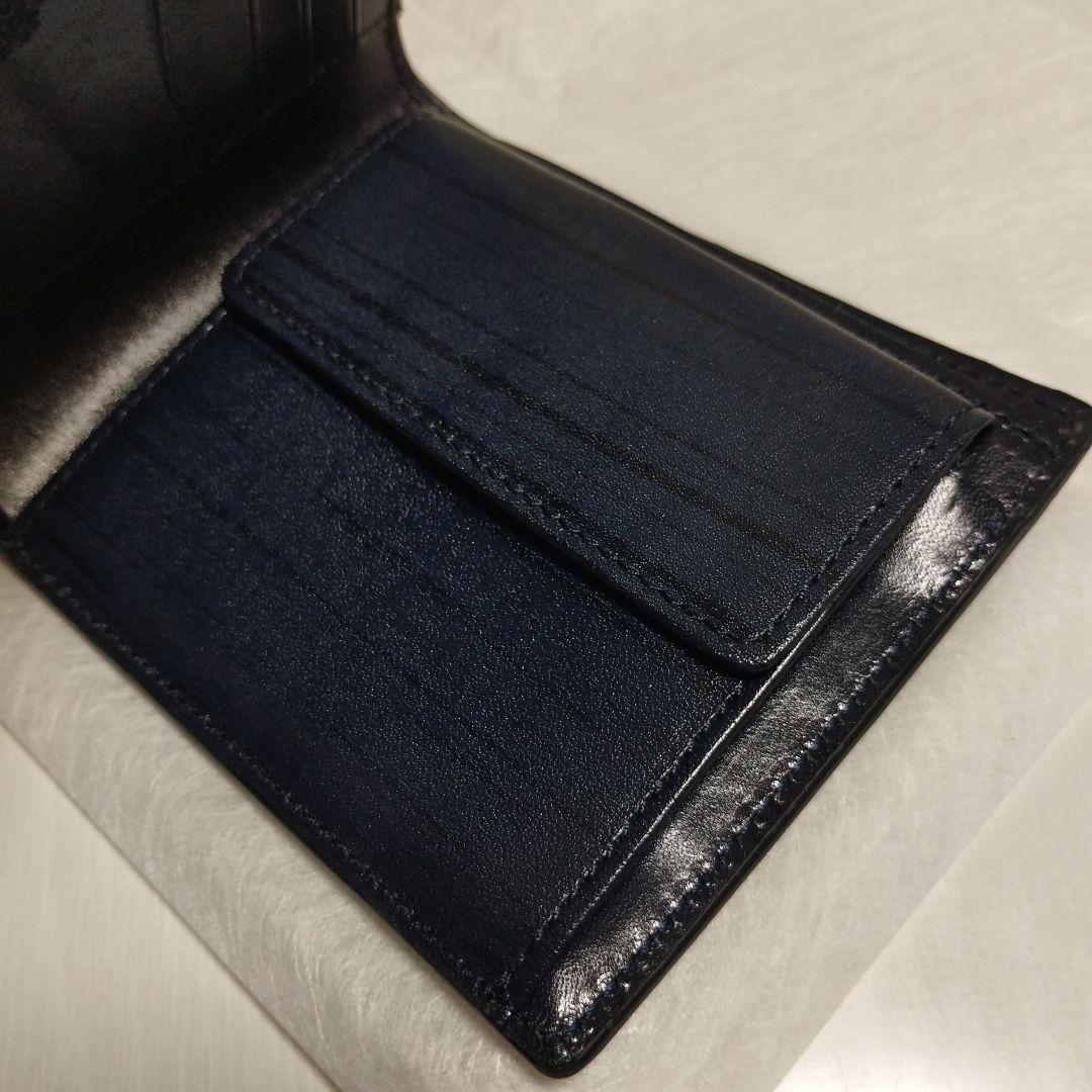 未使用 日本製 Dubeige ドゥベージュ コードバン二つ折り財布 馬革