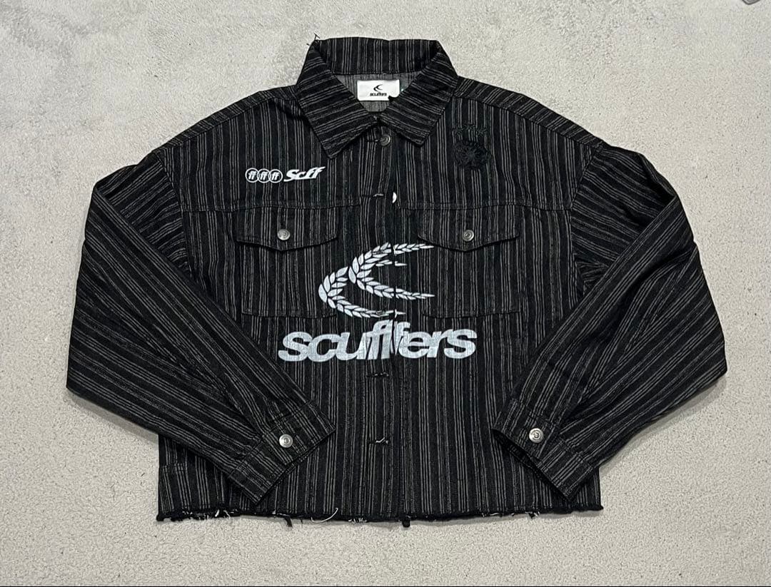 れ*ん様 Scuffers ブラックデニムジャケット　M size