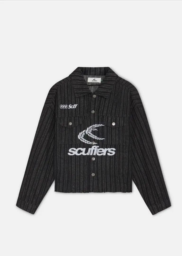 れ*ん様 Scuffers ブラックデニムジャケット　M size