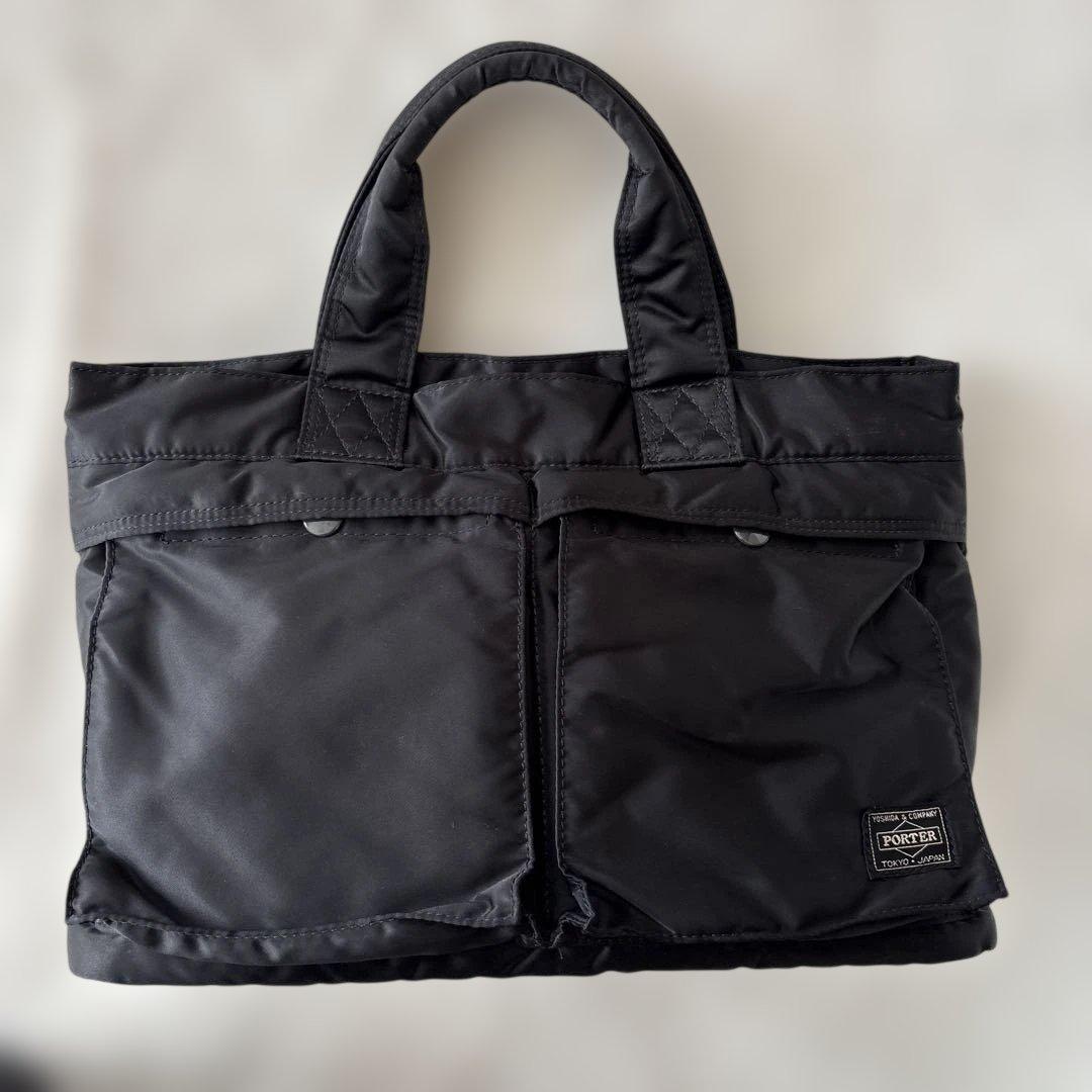 ✨外側美品✨／内側インク汚れあり PORTER タンカー トートバッグ A4