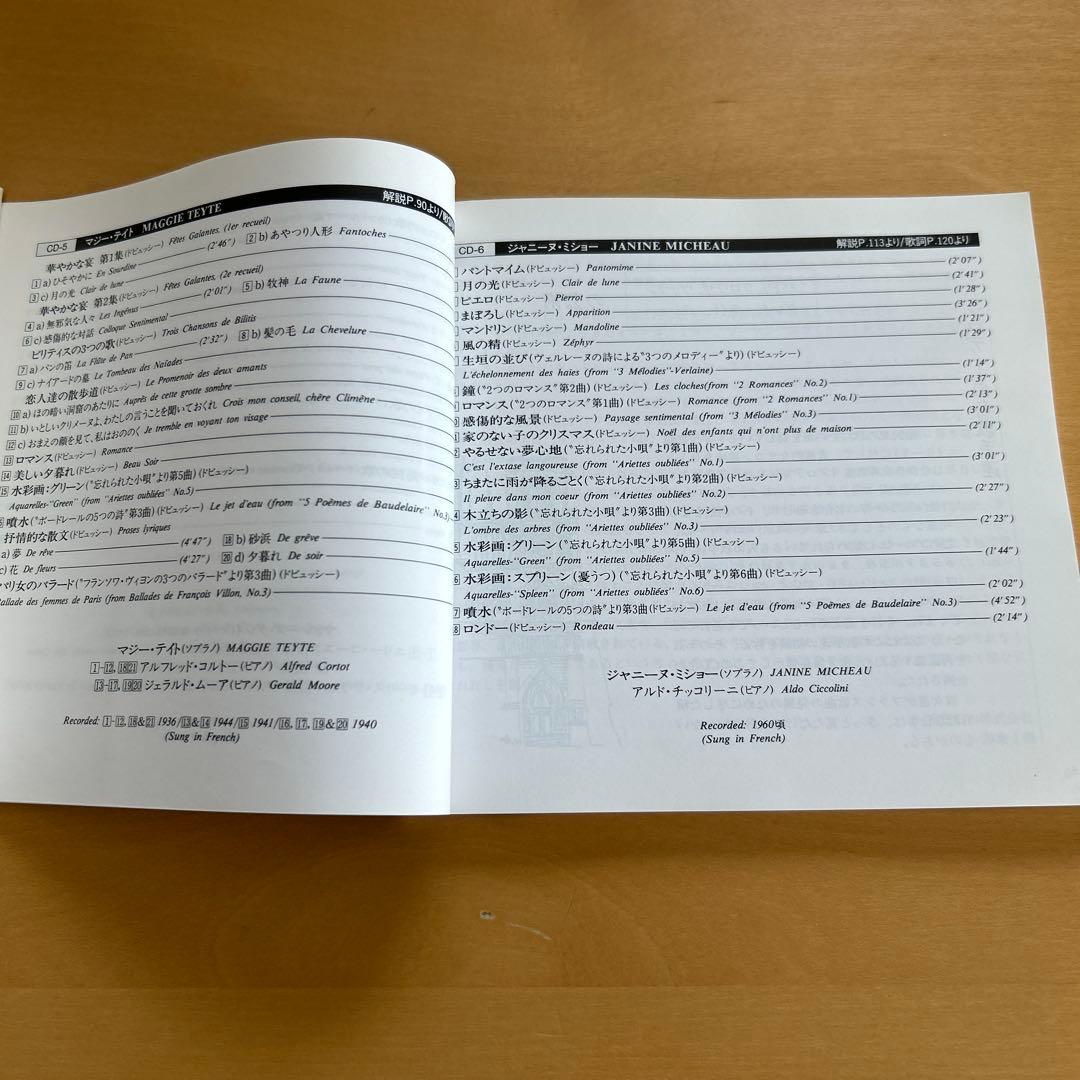 廃盤CDBOX6枚組フランス・メロディの名歌手達パトリ、クロワザ、ヴァラン他