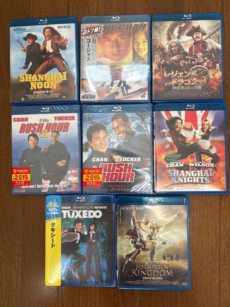 ジャッキー・チェン　Blu-ray DVD ブルース・リー ノラ・ミャオ